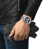Buy Shop Tissot PRS 516 Chronograph Blue Dial Blue Steel Strap Watch for Men - T131.617.11.042.00 USA Online