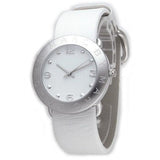 Buy Shop Marc Jacobs Amy White Dial White Leather Strap Watch for Women - MBM1136 USA Online