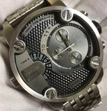 Buy Shop Diesel Little Daddy Chronograph Black Dial Silver Steel Strap Watch For Men - DZ7259 USA Online