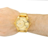 Buy Shop Diesel Big Daddy Analog Gold Dial Gold Stainless Steel Watch For Men - DZ7287 USA Online