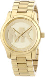 Buy Shop Michael Kors Runway Gold Dial Gold Steel Strap Watch for Women - MK5786 USA Online