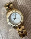 Buy Shop Marc Jacobs Blade White Dial Gold Steel Strap Watch for Women - MBM3050 USA Online