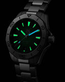 Buy Shop Tag Heuer Aquaracer Professional 200 Automatic Green Dial Silver Steel Strap Watch for Men - WBP2115.BA0627 USA Online