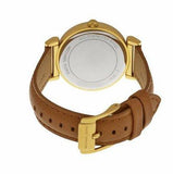 Buy Shop Michael Kors Catlin Champagne Dial Brown Leather Strap Watch for Women - MK2375 USA Online