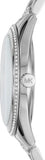 Buy Shop Michael Kors Lauryn Blue Dial Silver Steel Strap Watch for Women - MK3720 USA Online