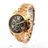 Buy Shop Michael Kors Bradshaw Chronograph Black Dial Gold Steel Strap Watch For Women - MK6959 USA Online