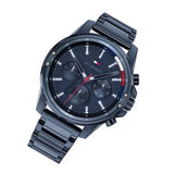 Buy Shop Tommy Hilfiger Mason Blue Dial Blue Steel Strap Watch for Men - 1791789 USA Online