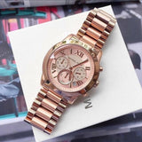Buy Shop Michael Kors Cooper Rose Gold Rose Gold Steel Strap Watch for Women - MK6275 USA Online