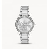 Buy Shop Michael Kors Parker Quartz Silver Dial Silver Steel Strap Watch For Women - MK6658 USA Online