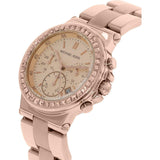 Buy Shop Michael Kors Dylan Rose Gold Rose Gold Steel Strap Watch for Women - MK5586 USA Online