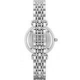 Buy Shop Emporio Armani Gianni T Bar White Marble Dial Silver Steel Strap Watch For Women - AR11170 USA Online