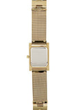 Buy Shop Guess Nouveau Diamonds Gold Dial Gold Mesh Bracelet Watch for Women - W0127L2 USA Online