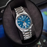 Citizen Tsuyosa Automatic Blue Dial Silver Steel Strap Watch For Men - NK5010-51L