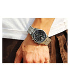 Buy Shop Emporio Armani Team Italia Chronograph Black Dial Silver Steel Strap Watch For Men - AR5983 USA Online