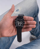 Buy Shop Guess Phoenix Multifunction Black Dial Black Rubber Strap Watch for Men - GW0203G3 USA Online