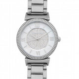 Buy Shop Michael Kors Catlin Silver Dial Silver Steel Strap Watch for Women - MK3355 USA Online