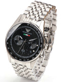 Buy Shop Emporio Armani Sportivo Chronograph Black Dial Silver Steel Strap Watch For Men - AR5984 USA Online
