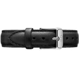 Buy Shop Daniel Wellington Classic Petite Sheffield Black Dial Black Leather Strap Watch For Women - DW00100236 USA Online