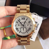 Buy Shop Michael Kors Cooper Chronograph White Dial Gold Steel Strap Watch For Women - MK5916 USA Online