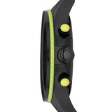 Buy Shop Marc Jacobs Rock Chronograph Black Dial Black Steel Strap Watch for Men - MBM5026 USA Online
