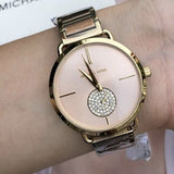 Buy Shop Michael Kors Portia Rose Gold Dial Two Tone Steel Strap Watch for Women - MK3706 USA Online