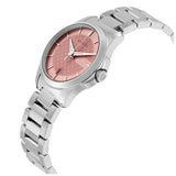 Gucci G Timeless Pink Dial Silver Steel Strap Watch For Women - YA126524