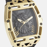 Guess Legend Black Dial Black Rubber Strap Watch For Men - GW0500G1