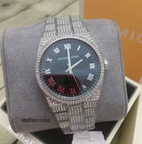 Michael Kors Channing Diamonds Black Dial Silver Steel Strap Watch for Women - MK6089