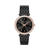 Buy Shop Michael Kors Darci Black Dial Black Steel Strap Watch for Women - MK3407 USA Online