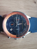 Buy Shop Emporio Armani Chronograph Blue Dial Blue Rubber Strap Watch For Men - AR5864 USA Online