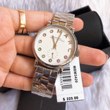 Buy Shop Marc Jacobs Marc White Dial Silver Steel Strap Watch for Women - MBM3420 USA Online