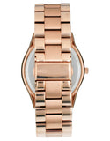Buy Shop Michael Kors Slim Runway Brown Dial Rose Gold Stainless Steel Strap Watch for Women - MK3181 USA Online