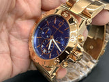 Buy Shop Michael Kors Bel Aire Blue Dial Rose Gold Steel Strap Watch for Women - MK5410 USA Online