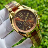 Buy Shop Michael Kors Bradshaw Chronograph Burgundy Dial Two Tone Steel Strap For Women - MK6269 USA Online