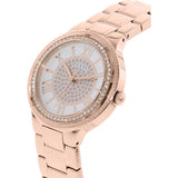 Buy Shop Guess Madison Diamonds White Dial Rose Gold Steel Strap Watch for Women - W0637L3 USA Online