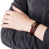 Buy Shop Gucci G-Frame Multicolored Dial Two Tone Nylon Strap Watch For Women - YA128527 USA Online