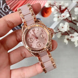 Buy Shop Michael Kors Blair Chronograph Rose Gold Dial Two Tone Steel Strap Watch for Women - MK5943 USA Online