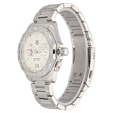 Buy Shop Tag Heuer Aquaracer Chronograph White Dial Silver Steel Strap Watch for Men - WAY111Y.BA0928 USA Online