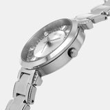 Buy Shop Guess Night Life Clear Silver Dial Silver Steel Strap Watch for Women - GW0470L1 USA Online