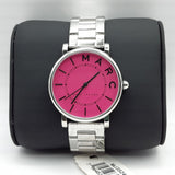Buy Shop Marc Jacobs Roxy Pink Dial Silver Steel Strap Watch for Women - MJ3528 USA Online