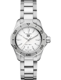 Buy Shop Tag Heuer Aquaracer Professional 200 Quartz White Dial Silver Steel Strap Watch for Women - WBP1411.BA0622 USA Online