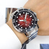 Buy Shop Tissot Seastar 1000 Chronograph Red Dial Silver Steel Strap Watch For Men - T120.417.11.421.00 USA Online