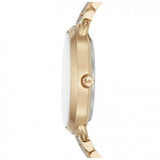 Buy Shop Michael Kors Portia Quartz Gold Dial Gold Steel Strap Watch For Women - MK3838 USA Online