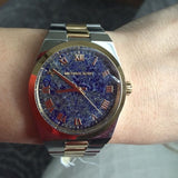 Buy Shop Michael Kors Channing Blue Dial Two Tone Steel Strap Watch For Women - MK5893 USA Online