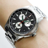 Buy Shop Gucci G-Timeless Chronograph Black Dial Silver Steel Strap Watch For Men - YA126267 USA Online