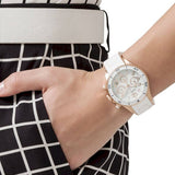Buy Shop Marc Jacobs Rock Chronograph White Dial White Silicone Strap Watch for Women - MBM2547 USA Online