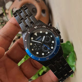 Buy Shop Fossil FB-01 Chronograph Black Dial Grey Steel Strap Watch for Men - FS5835 USA Online