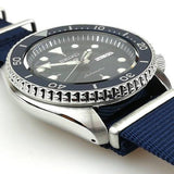 Seiko 5 Sports Automatic SKX Blue Dial Blue NATO Strap Watch For Men - SRPD51K2