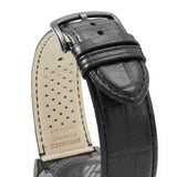 Buy Shop Emporio Armani Franco Black Dial Black Leather Strap Watch For Men - AR0368 USA Online