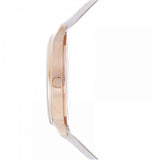 Buy Shop Emporio Armani Classic White Dial Beige Leather Strap Watch For Women - AR11008 USA Online